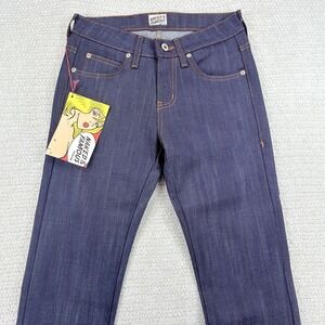 NWT Naked & Famous Skinny Guy Jeans 28 Indigo Power Stretch Japanese Raw Denim